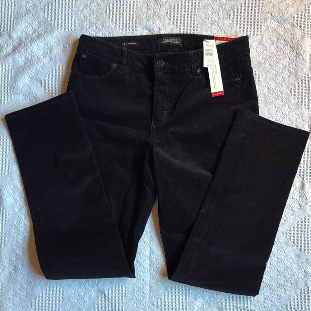 Talbots Black Corduroy Pants